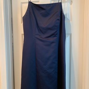 Navy Blue Bridesmaid Dress